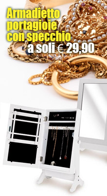 ARMADIETTO PORTAGIOIE CON SPECCHIO