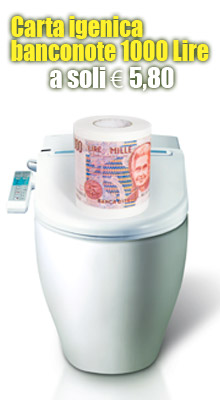 Carta igenica banconote 1000 Lire