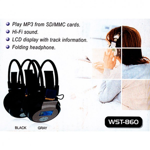 Cuffia Hi-Fi sound MP3 SD