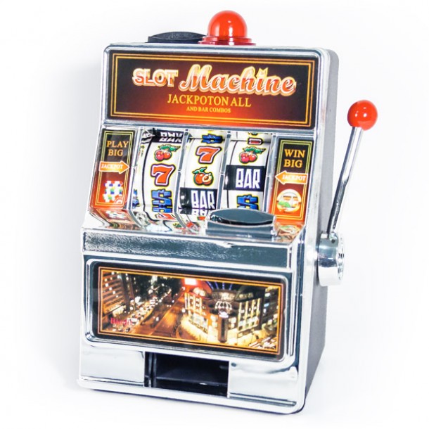 Salvadanaio Slot-Machine con suono