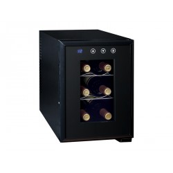 Cantinetta termoelettrica da 6 con luce a led blu Cantinetta termoelettrica da 6 con luce a led blu